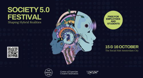 Inholland-collega’s geven vorm aan de toekomst tijdens Society 5.0 Festival