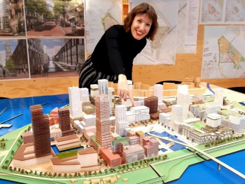 Ontwikkeling Sluisbuurt start met pand Hogeschool Inholland