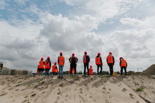 Kick-off SLUISlab en CGI bij bouwterrein Sluisbuurt in Amsterdam