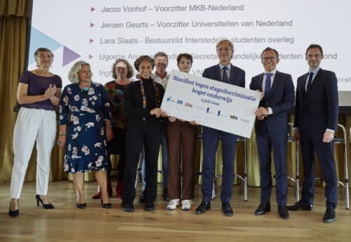 Manifest ondertekend om stagediscriminatie tegen te gaan