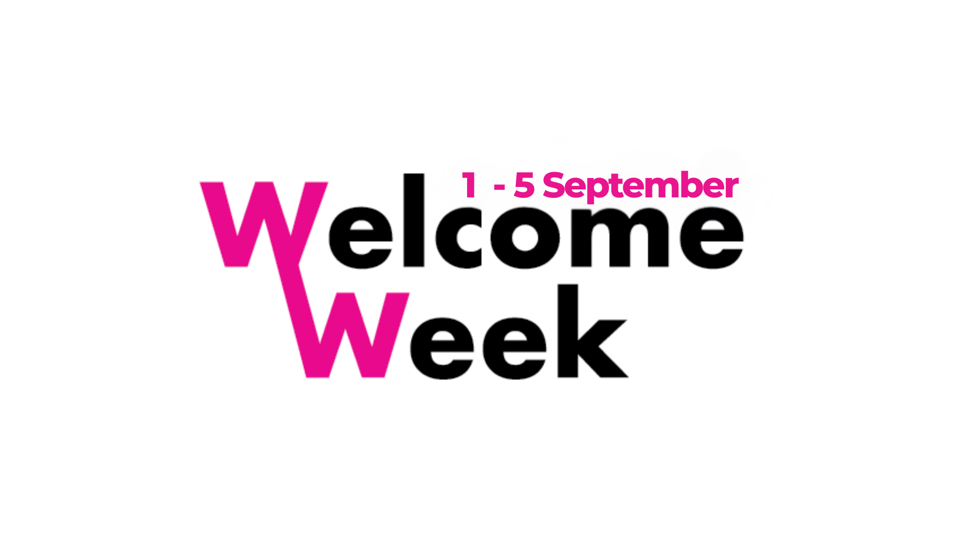 welcome week logo