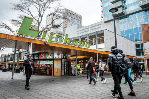 Studenten geven winkelgebied nieuwe allure met lichtprojecties