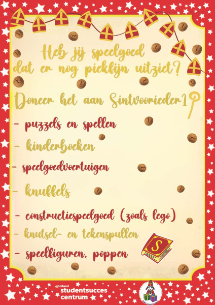Poster cadeautjes Sint NL