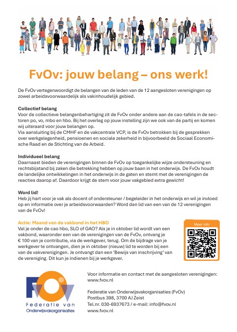 Maand van de vakbond - Flyer FvOv