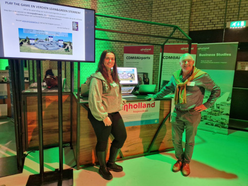 Hogeschool Inholland presenteert de AirCargoGame op de Lean & Green Summit '23