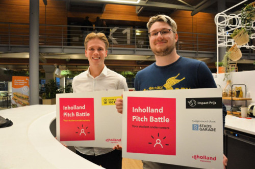 Creativiteit en ondernemerschap tijdens Pitch Battle Inholland