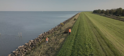 Met AI-gedreven dijkinspectie werken aan waterveiligheid