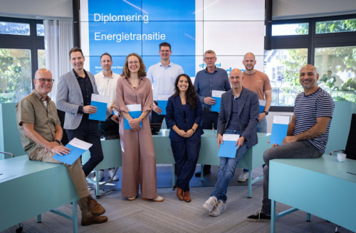 Feestelijke afronding post-hbo-opleiding Energietransitie in Schagen
