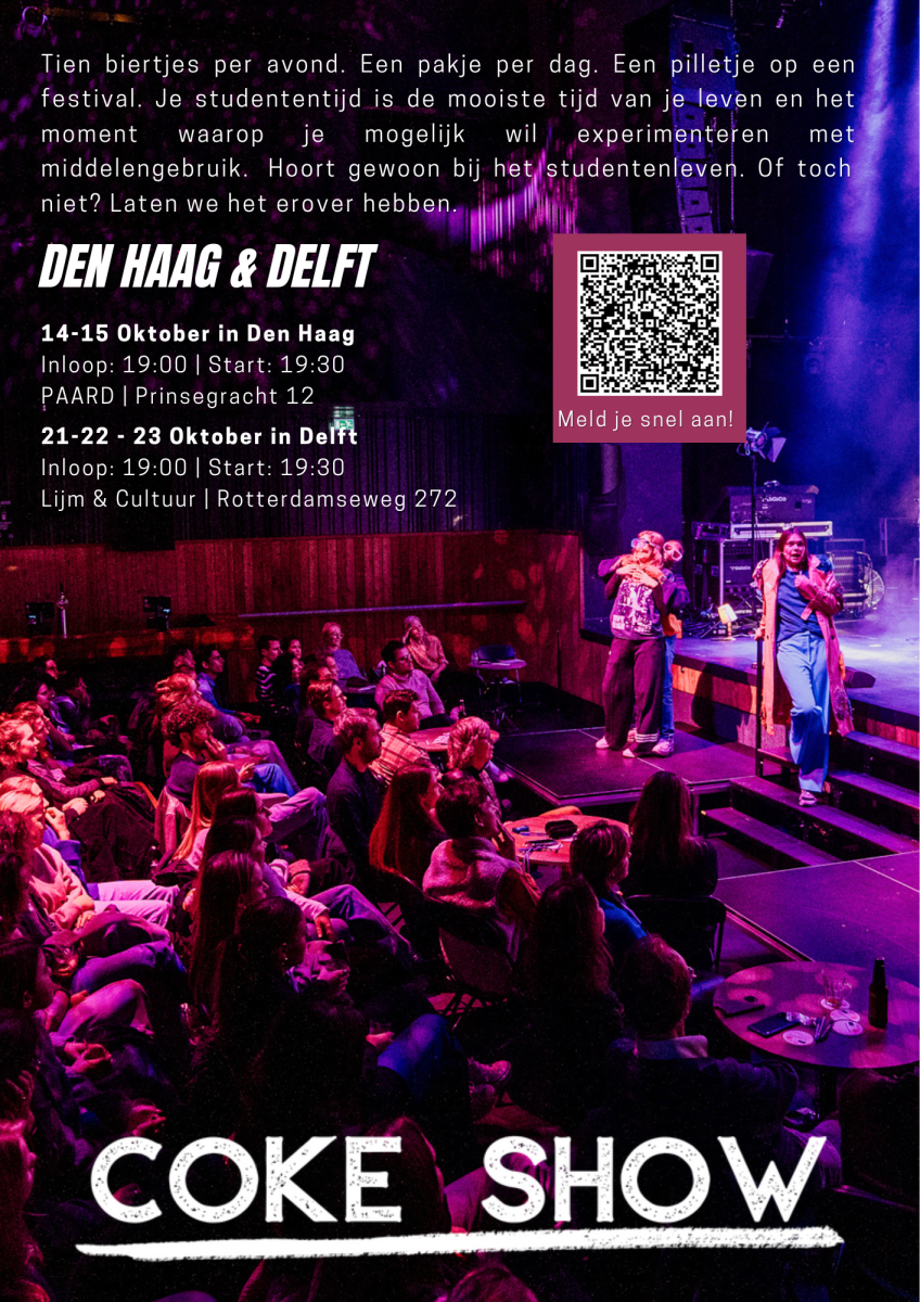 Coke Show flyer NL
