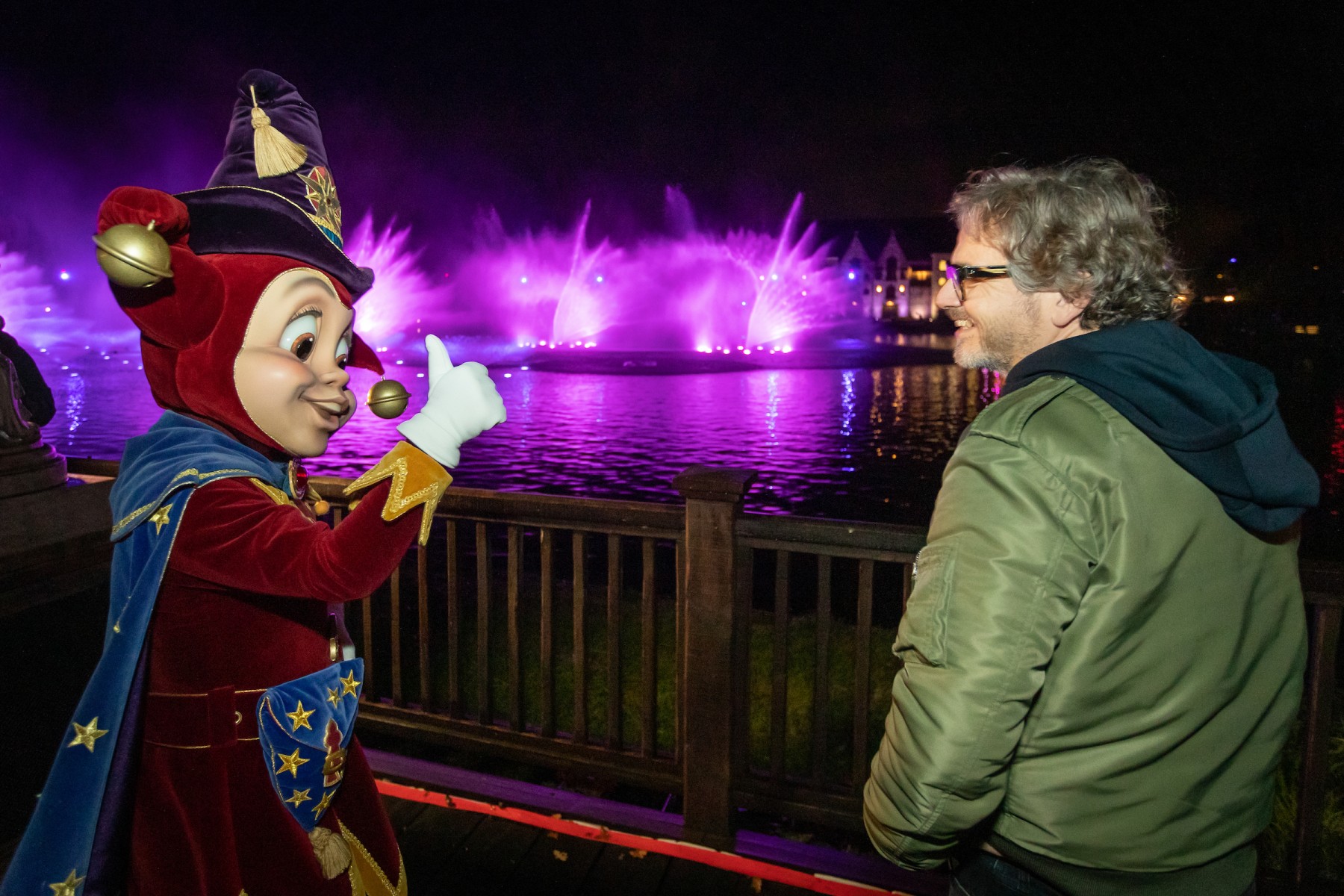 Efteling - Aquanura met een zachte G - Guus en Pardoes duim omhoog