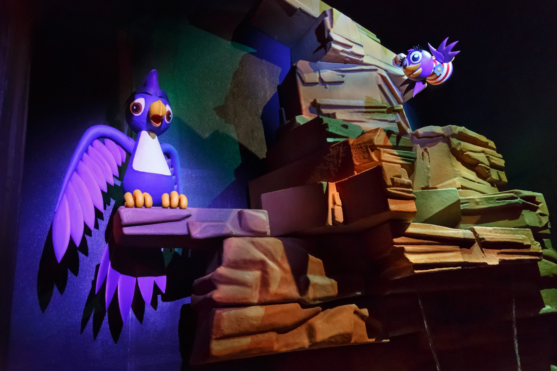 Efteling - Carnaval Festival - scene Afrika waterval