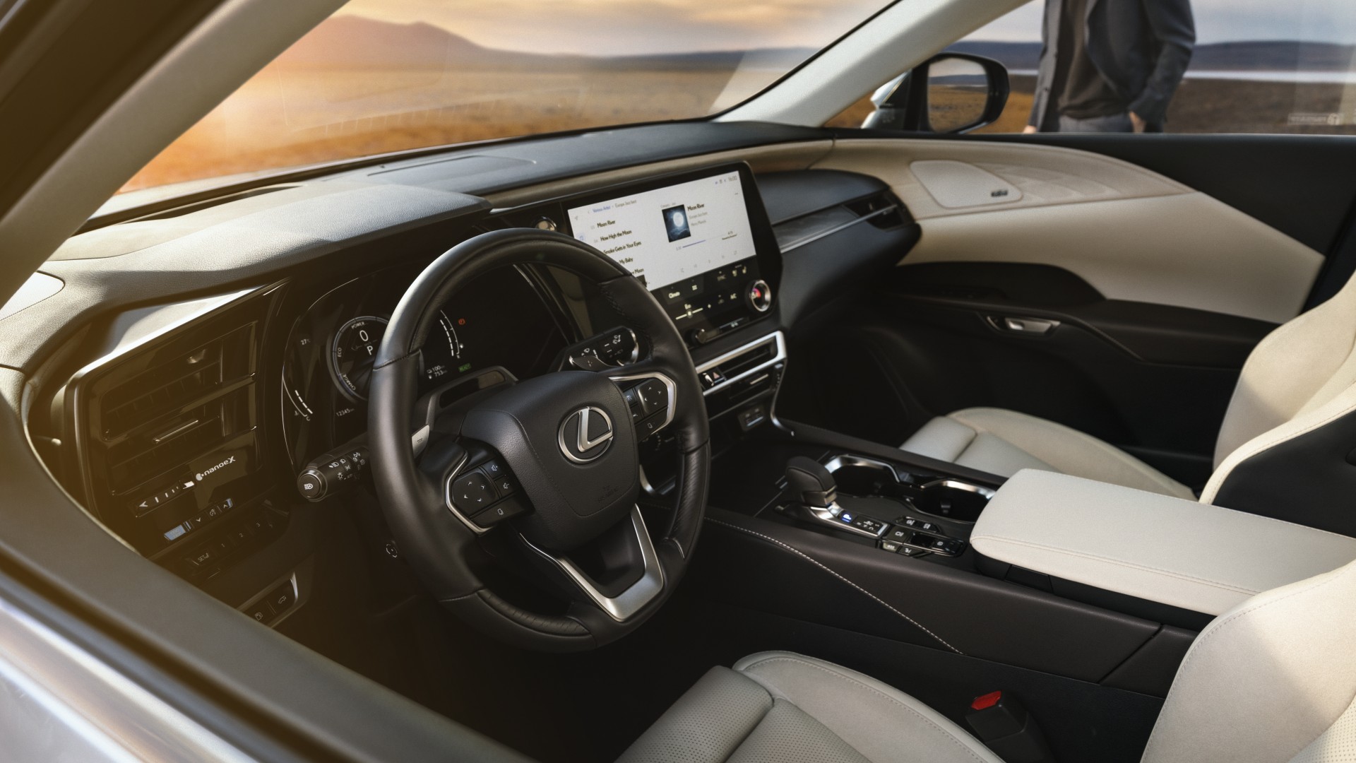 Lexus RX luxury SUV interior