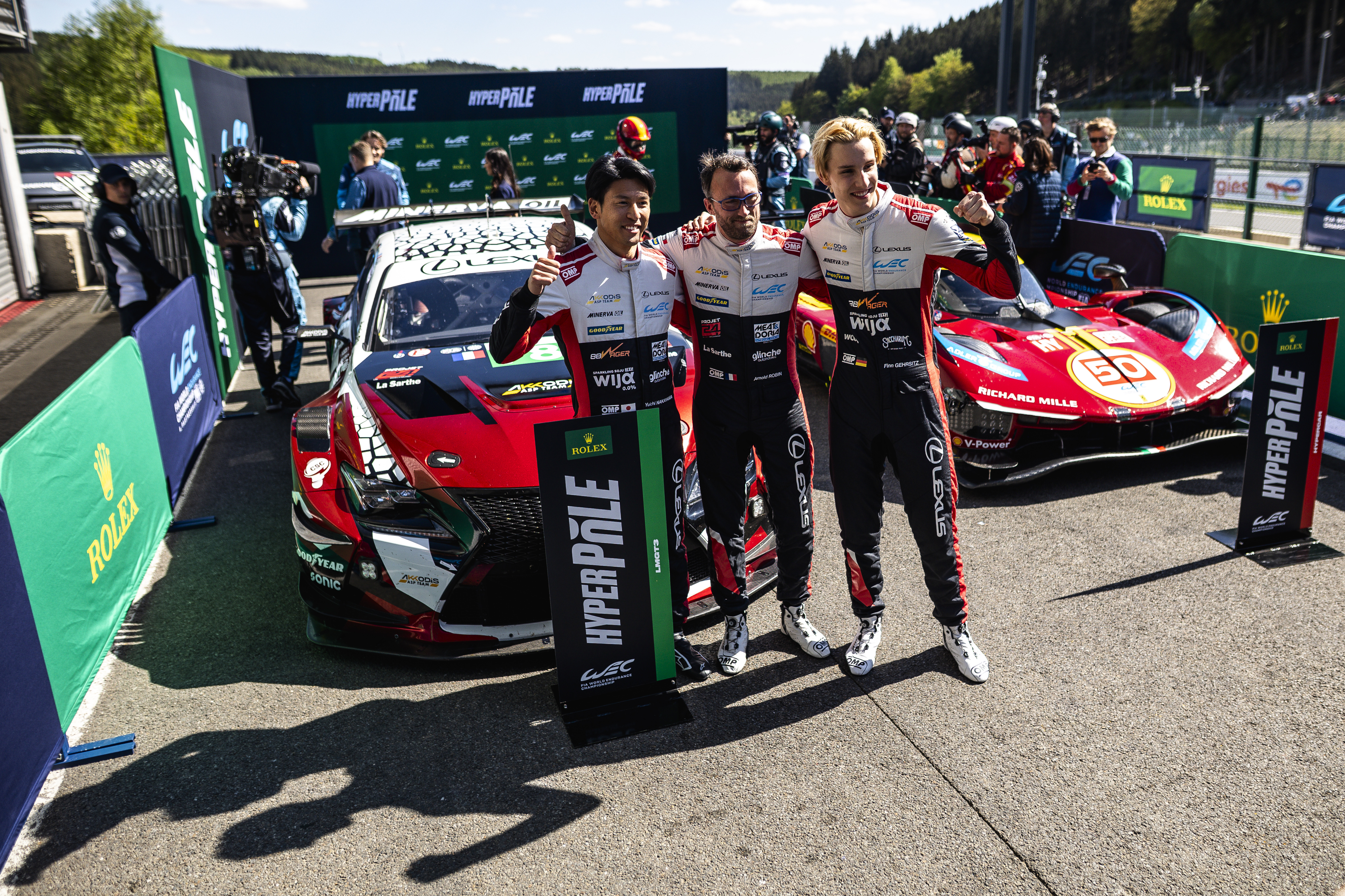 Asp Position PREMIÈRE POLE POSITION DE SON HISTOIRE POUR LA LEXUS RC F GT3 DE L ...