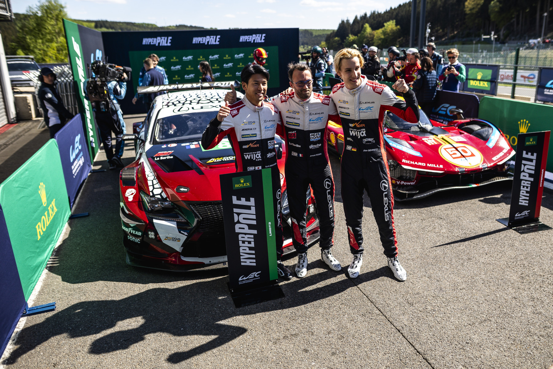 LEXUS EARNS FIRST-EVER WORLD CHAMPIONSHIP POLE POSITION