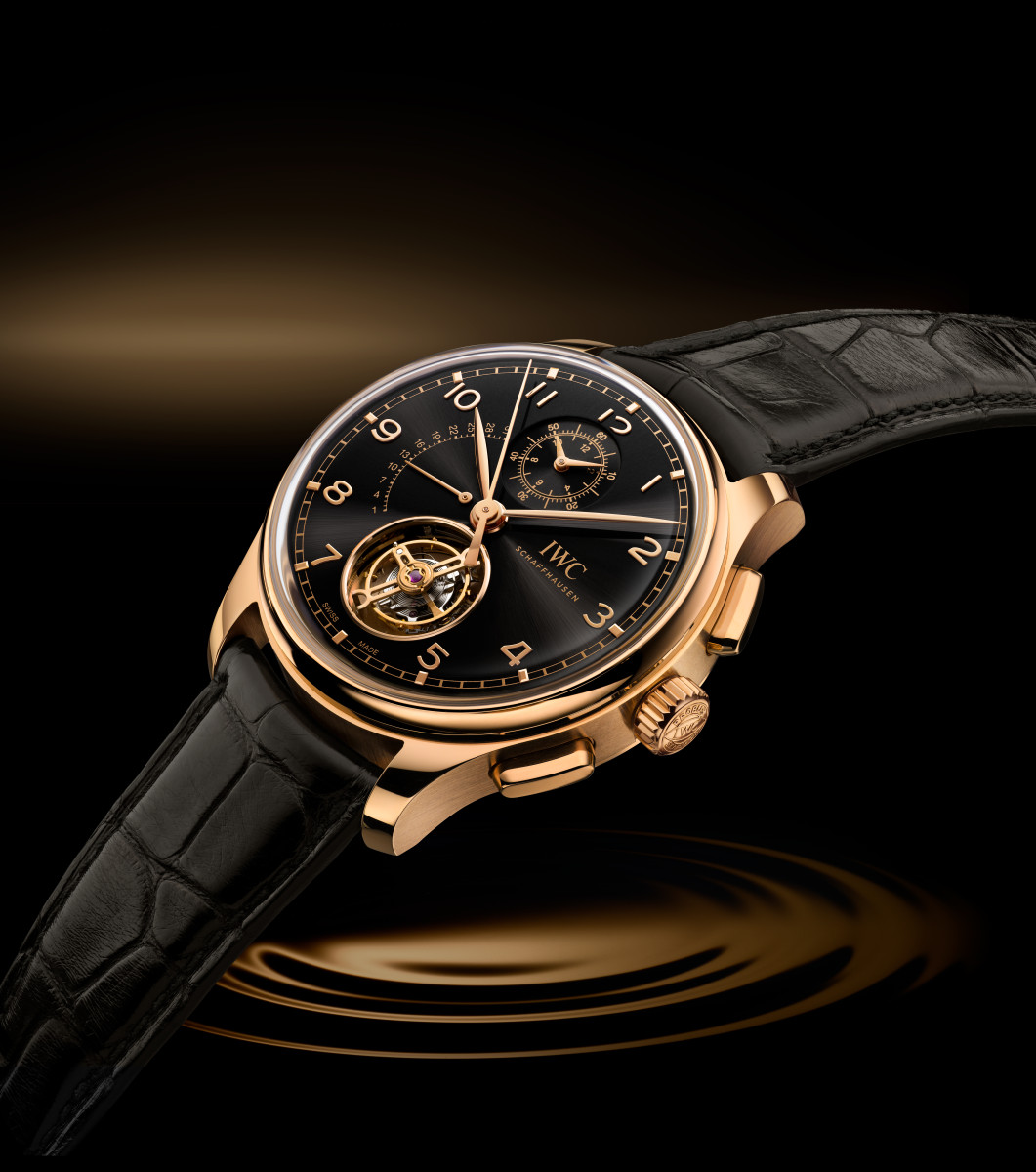 iwc腕時計 IWC ポルトギーゼ・クロノグラフ！！スレート文字盤と18Kレッド