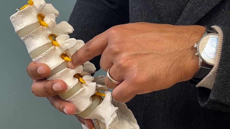 Non-invasive spine surgery