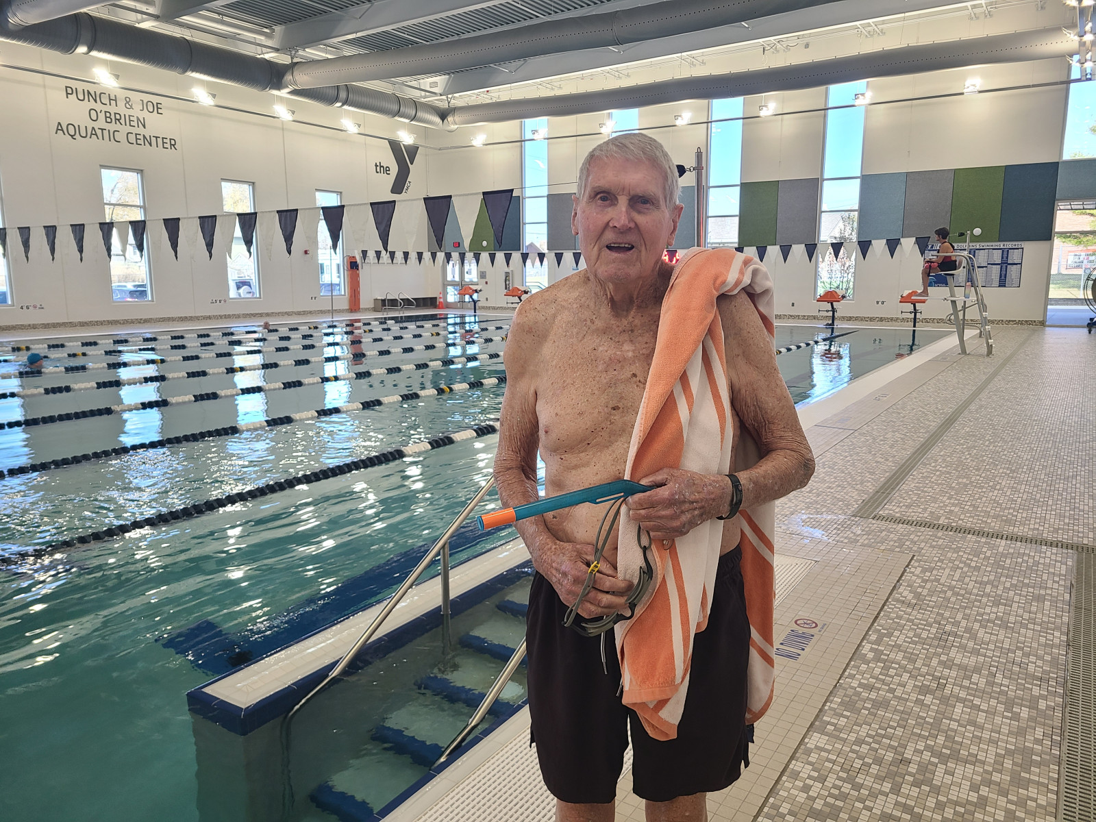 Bob Purcell, swim enthusiast