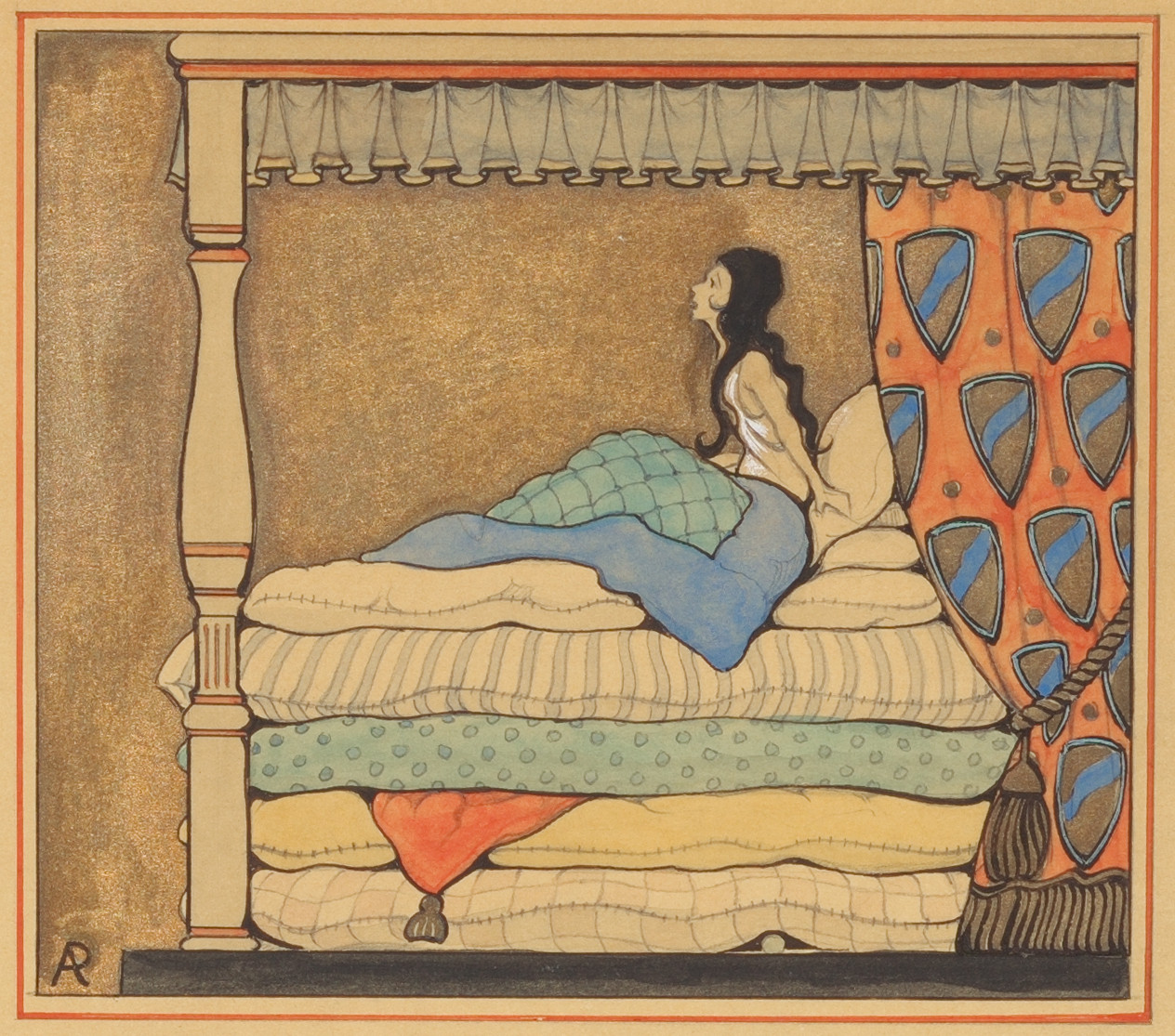 Efteling - Anton Pieck - La Princesse au petit pois