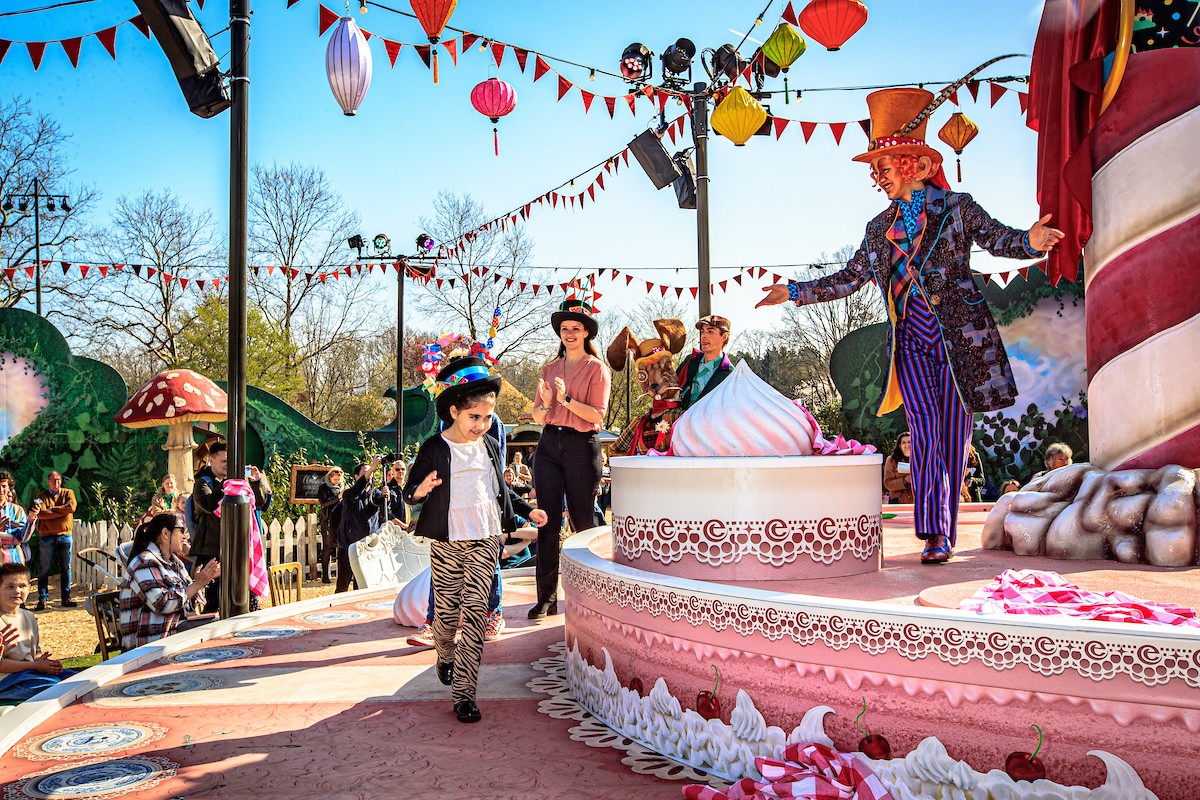 Die ersten Besucher des Efteling Wonderland