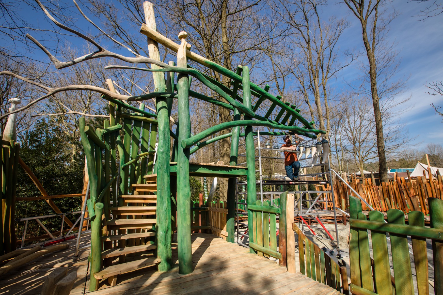 Efteling_Die Bauarbeiten f&uuml;r Eftelings neuen Spielwald sind in vollem Gange