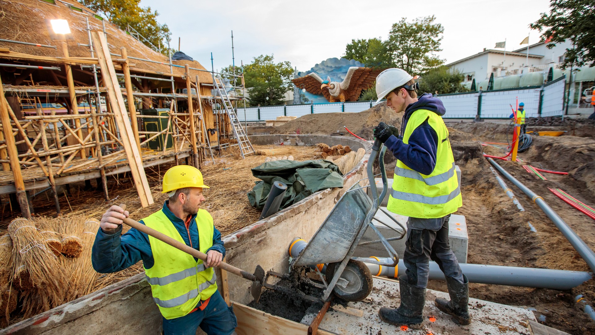 Efteling_Hier entsteht in den n&auml;chsten Monaten Eftelings Welt von Sindbad