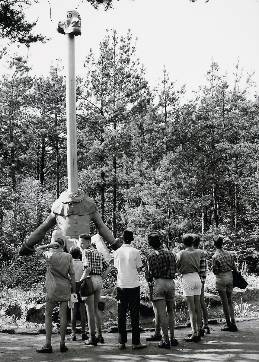 Efteling_M&auml;rchenwald-Ikone Langhals in den 1950er Jahren