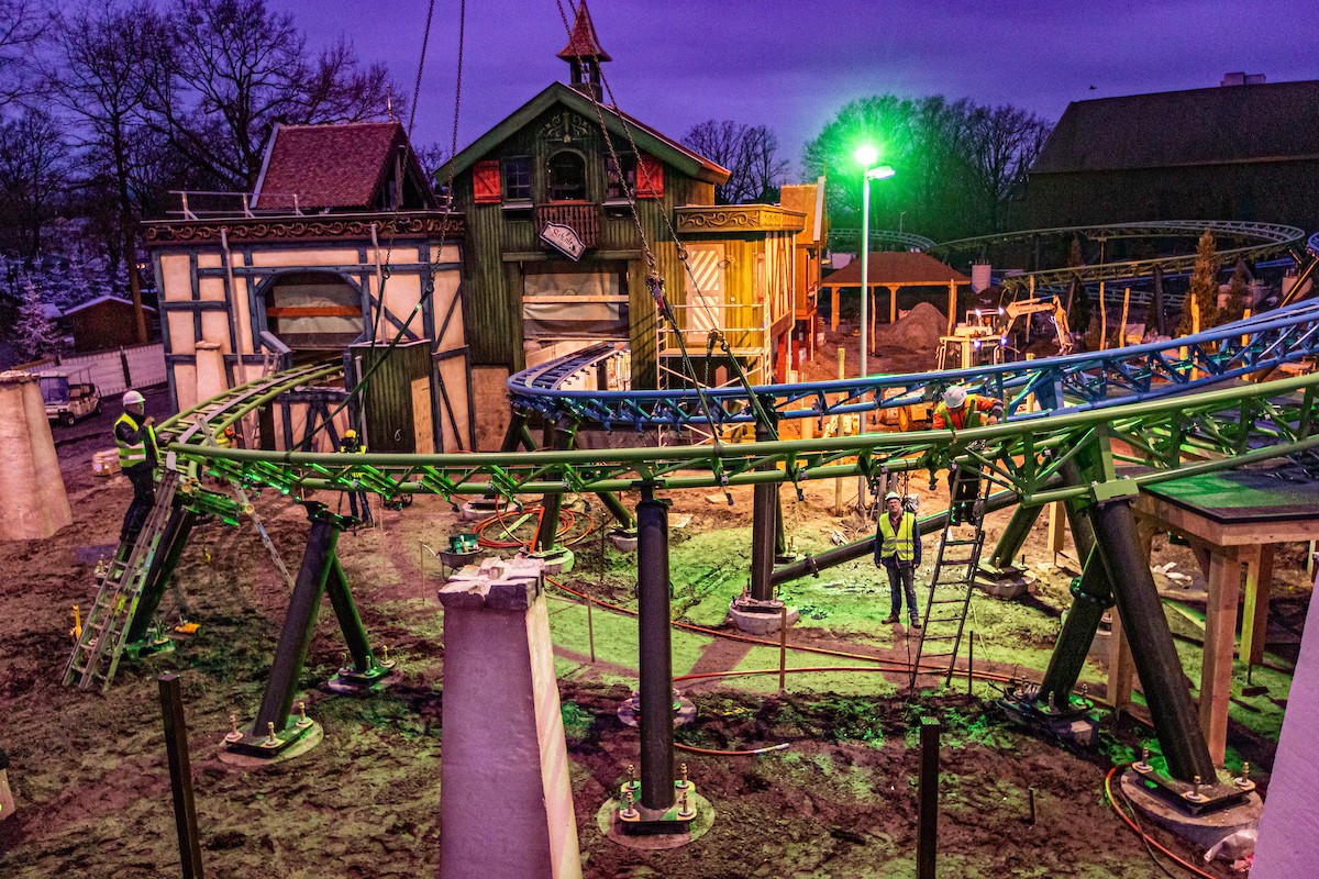 Efteling_Streckenverlauf Max & Moritz-Achterbahn komplett