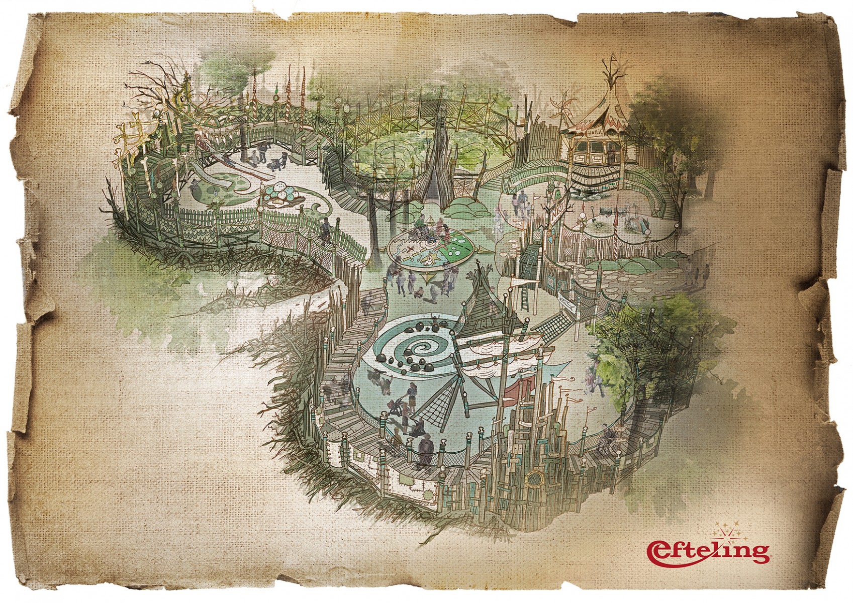Skizze_Nest_Efteling