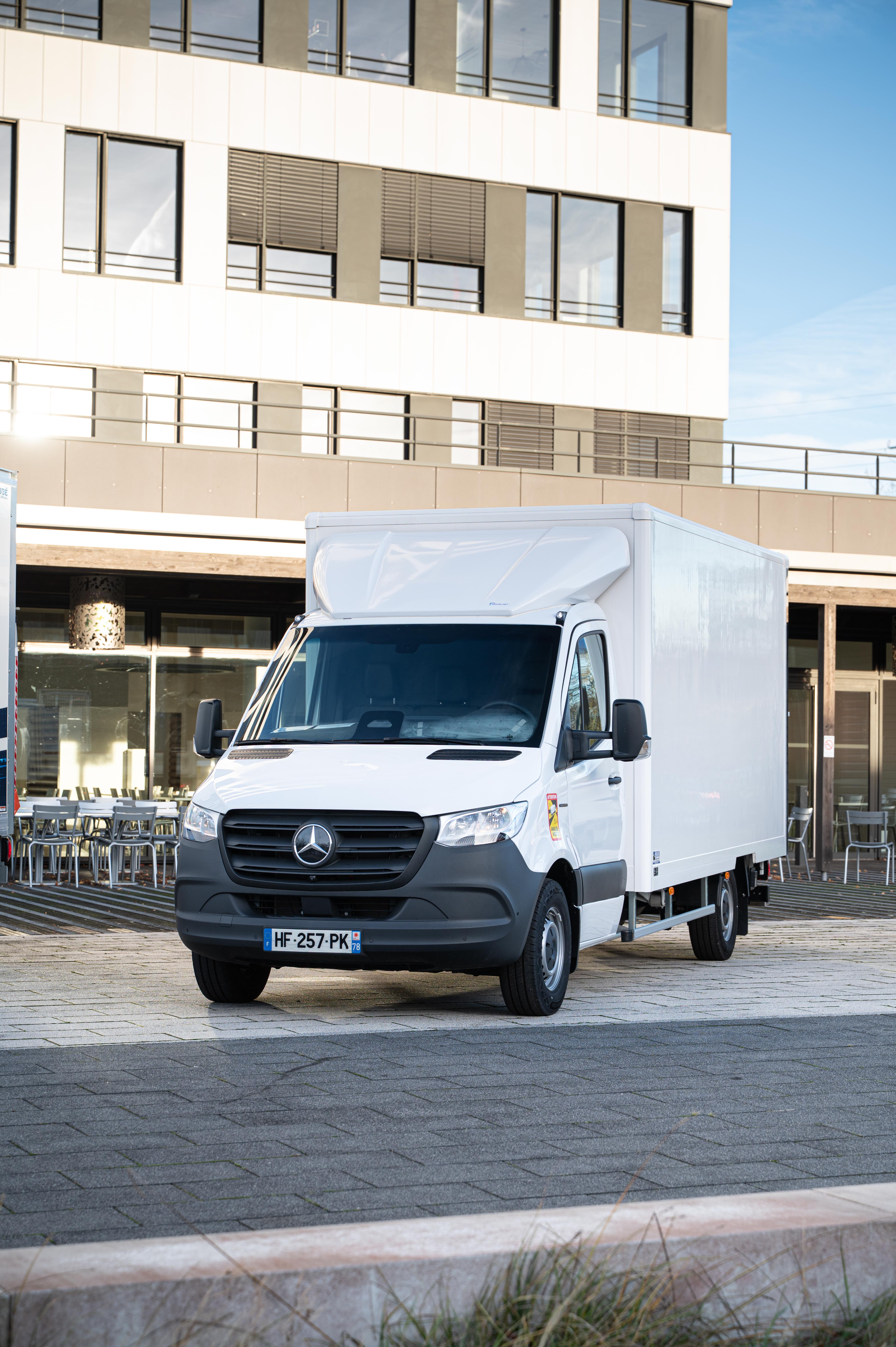 Essais France eSprinter châssis