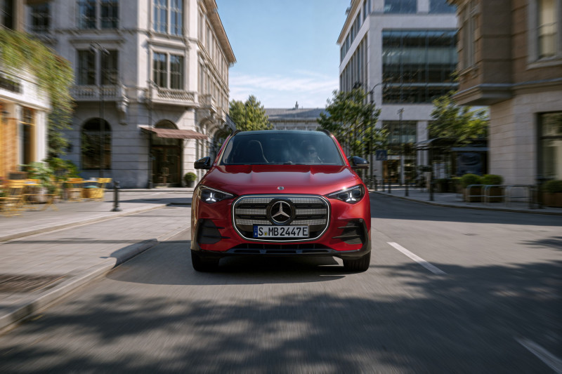Nouvelle Mercedes GLA électrique 2026, vue extérieure