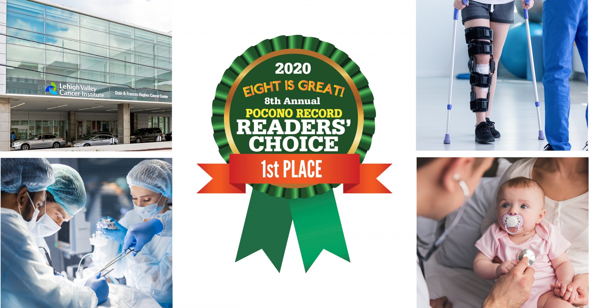 LVHPocono and Coordinated Health Voted the Best in 13