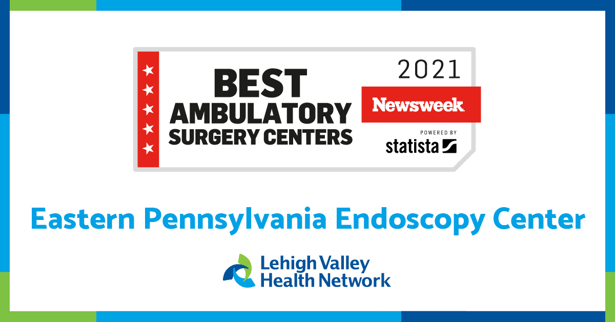 Eastern Pennsylvania Endoscopy Center Awarded Top Pennsylvania