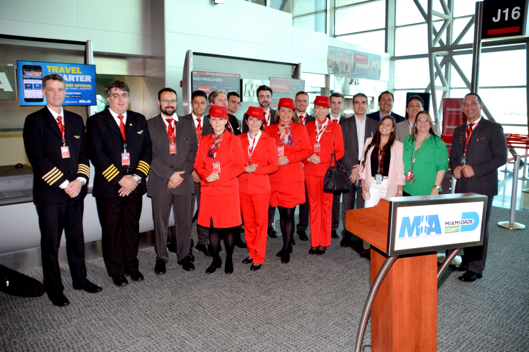 MIA celebrates launch of São Paulo service by Avianca Brasil