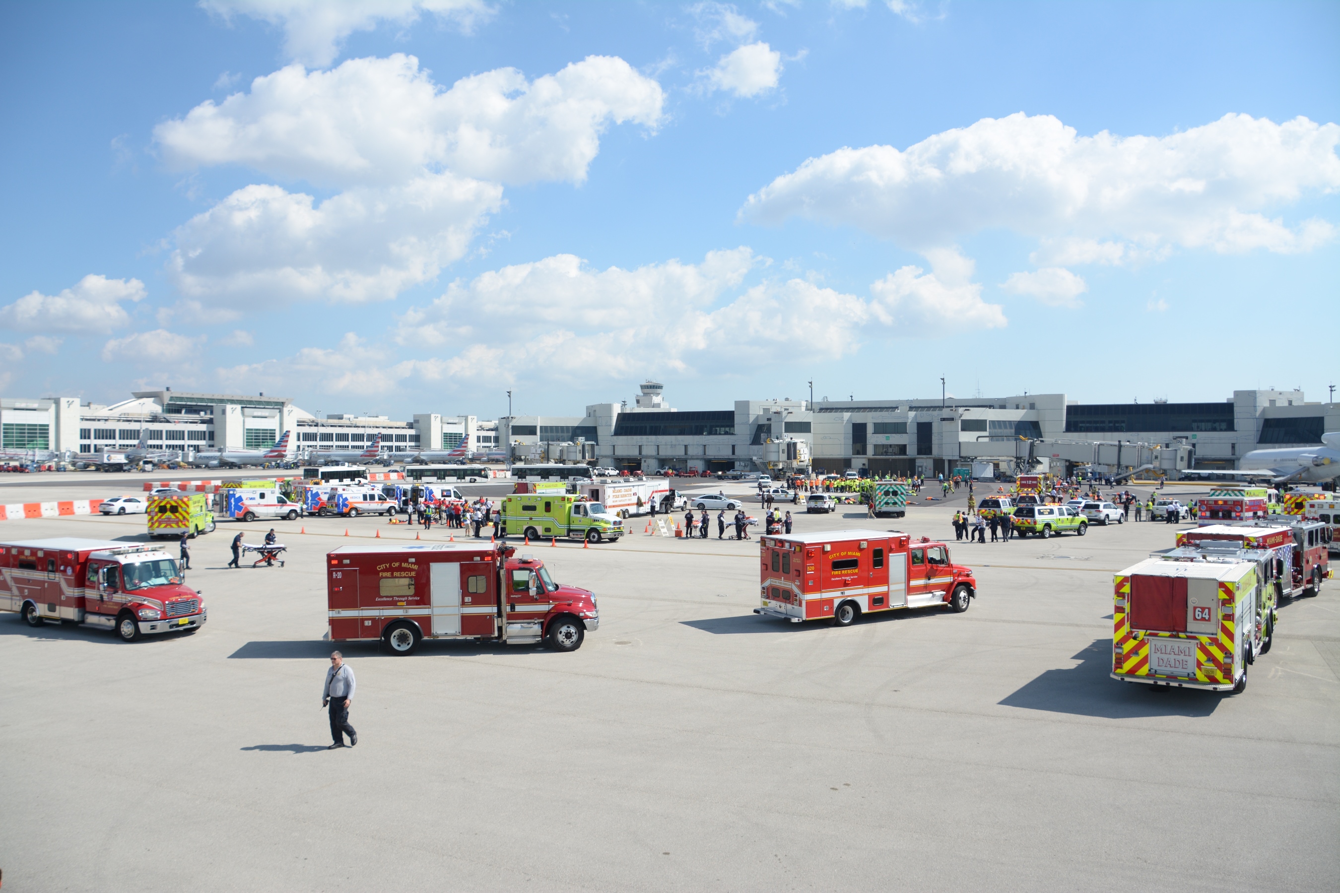 MIA HOSTS SUCCESSFUL FULL-SCALE EMERGENCY DRILL