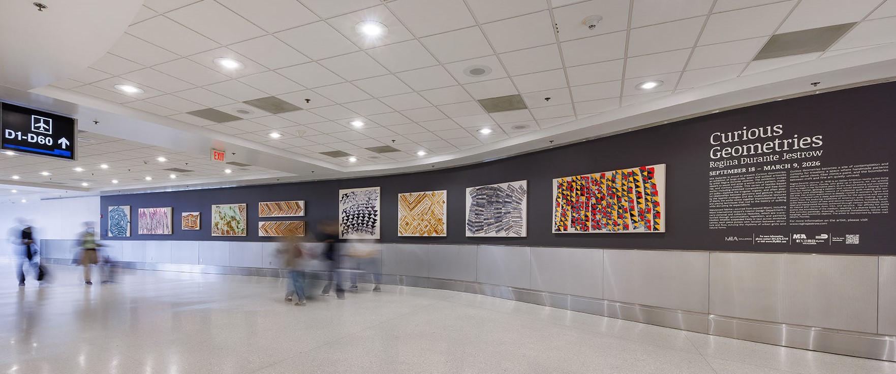 Quilts by local artist stitch together pieces of Miami