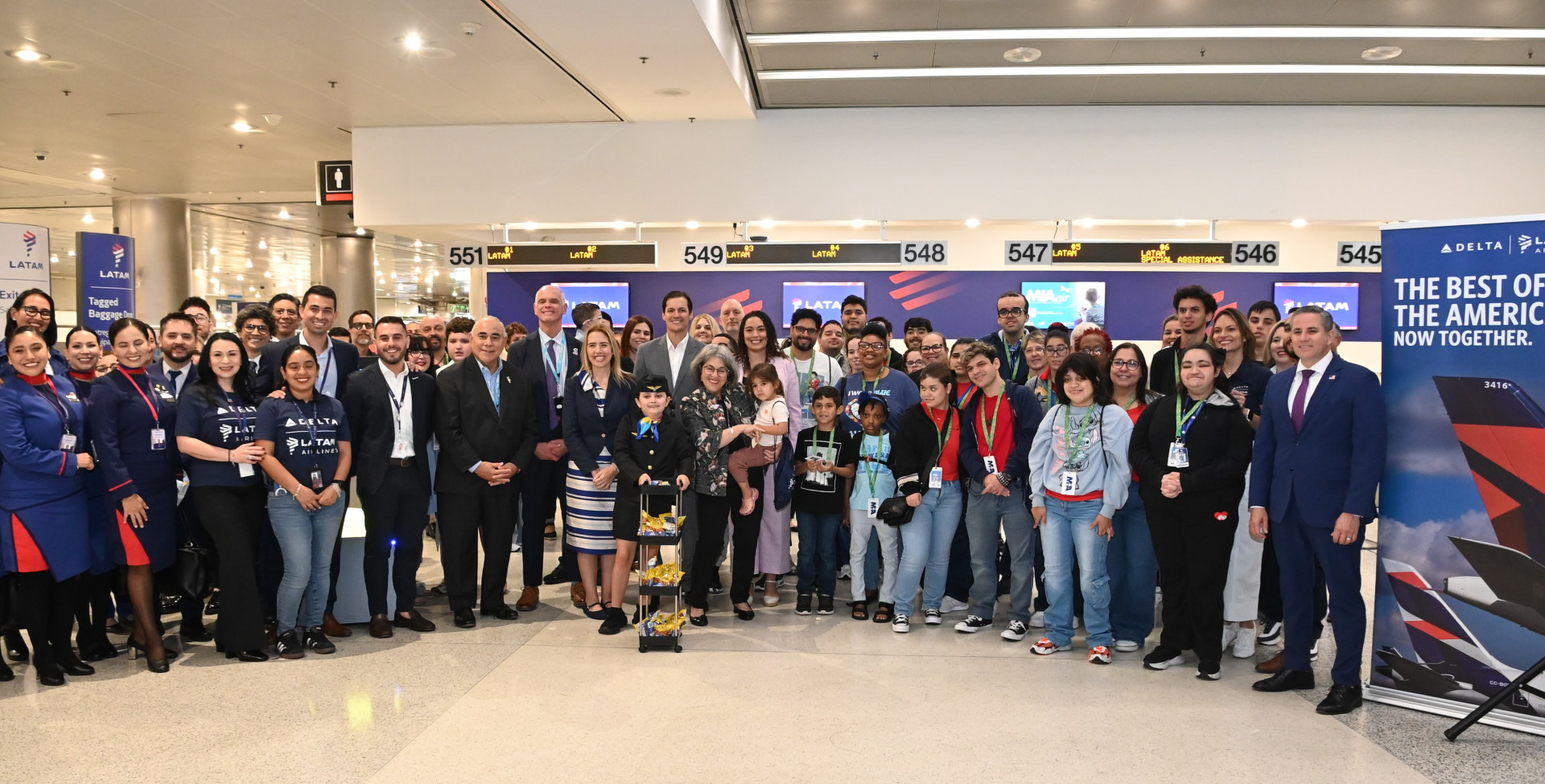 MIA, Delta Air Lines, and LATAM Airlines host tour for children on World Autism Awareness Day