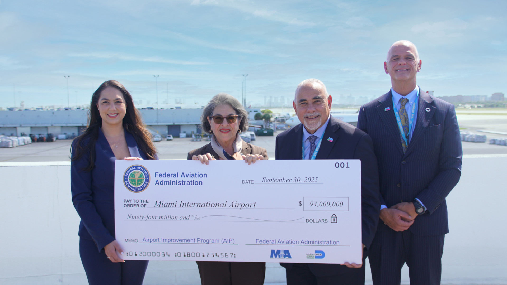 Miami-Dade County Mayor announces $94 million in FAA grants for MIA modernization projects