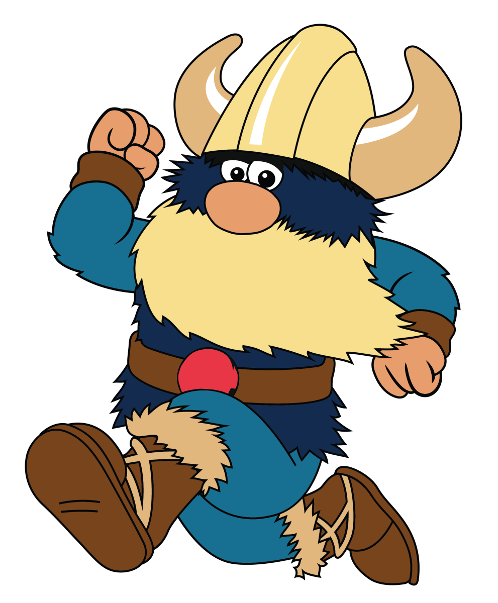 Running Valdar the Viking_Illustration Running Valdar the Viking_Illustration