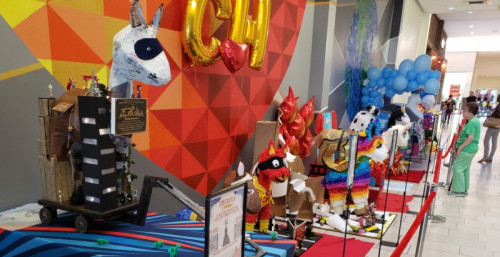 Piñatas go on parade…DMC student club enters redesigned donkey-shaped piñata, wins second place as part of competition and fundraiser supporting Día de los Muertos Festival image