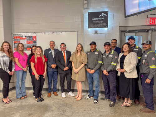 Del Mar College Foundation and DMC leadership honors ArcelorMittal Texas HBI for scholarship support and workforce development partnership on July 13 image