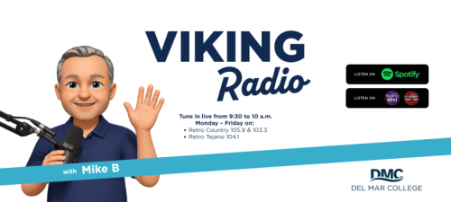 Here for the community … Del Mar College podcast and radio show, “Viking Radio,” covering events and community service during week of Oct. 26-30 image