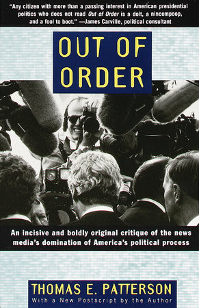 Out of Order_Book Cover_Author Thomas E Patterson Out of Order_Book Cover_Author Thomas E Patterson