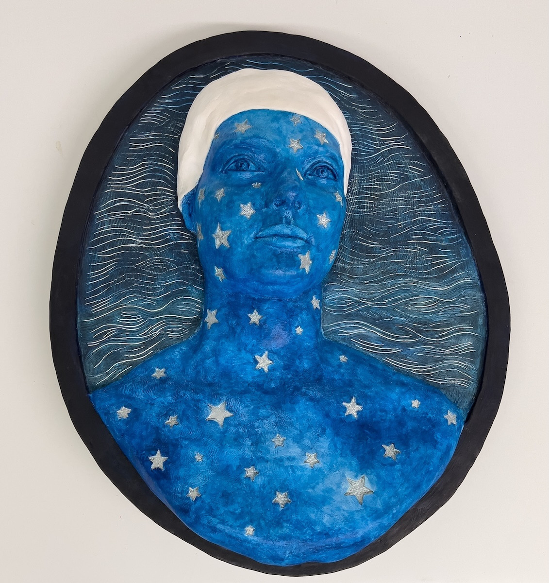 Celestial Swimmer by Artist Kimberly Callas - Del Mar College and the Art Program with the Art and Drama Department will celebrate 60 years of providing the CAIN National Art Show, a juried exhibition featuring selected artwork from artists from across the United States. A free opening reception is scheduled Friday, Feb. 16, from 6 to 8 p.m. in the Joseph A. Cain Memorial Art Gallery on the Heritage Campus with the show remaining open weekdays through April 17. This year’s CAIN National Art Show attracted 985 entries with 55 selected for exhibition, including 25 sculptures–– including artist Kimberly Callas’ piece titled Celestial Swimmer –– and 30 two-dimensional artworks. (Credit: contributed) Celestial Swimmer by Artist Kimberly Callas