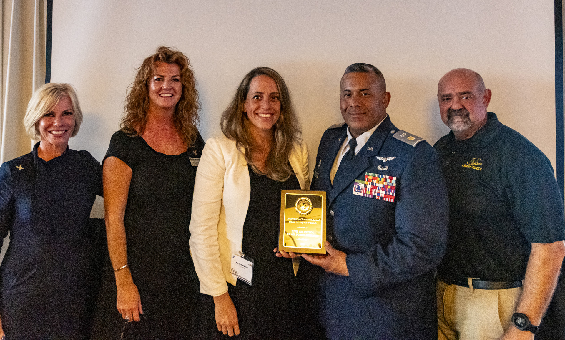 CAP Aerospace Education Honored for Gaetz Aerospace Institute Support