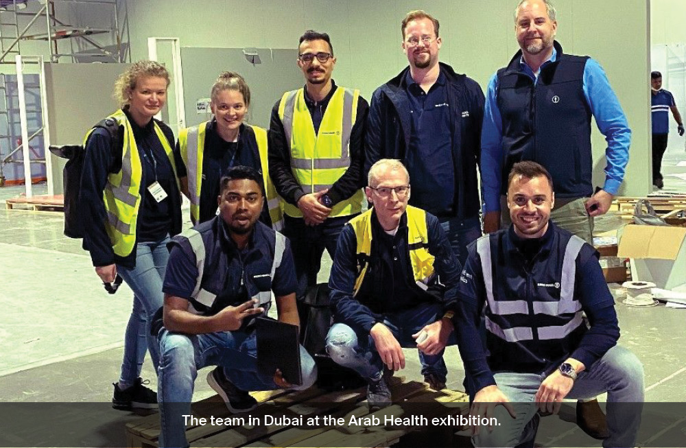 Dubai team at Arab Health