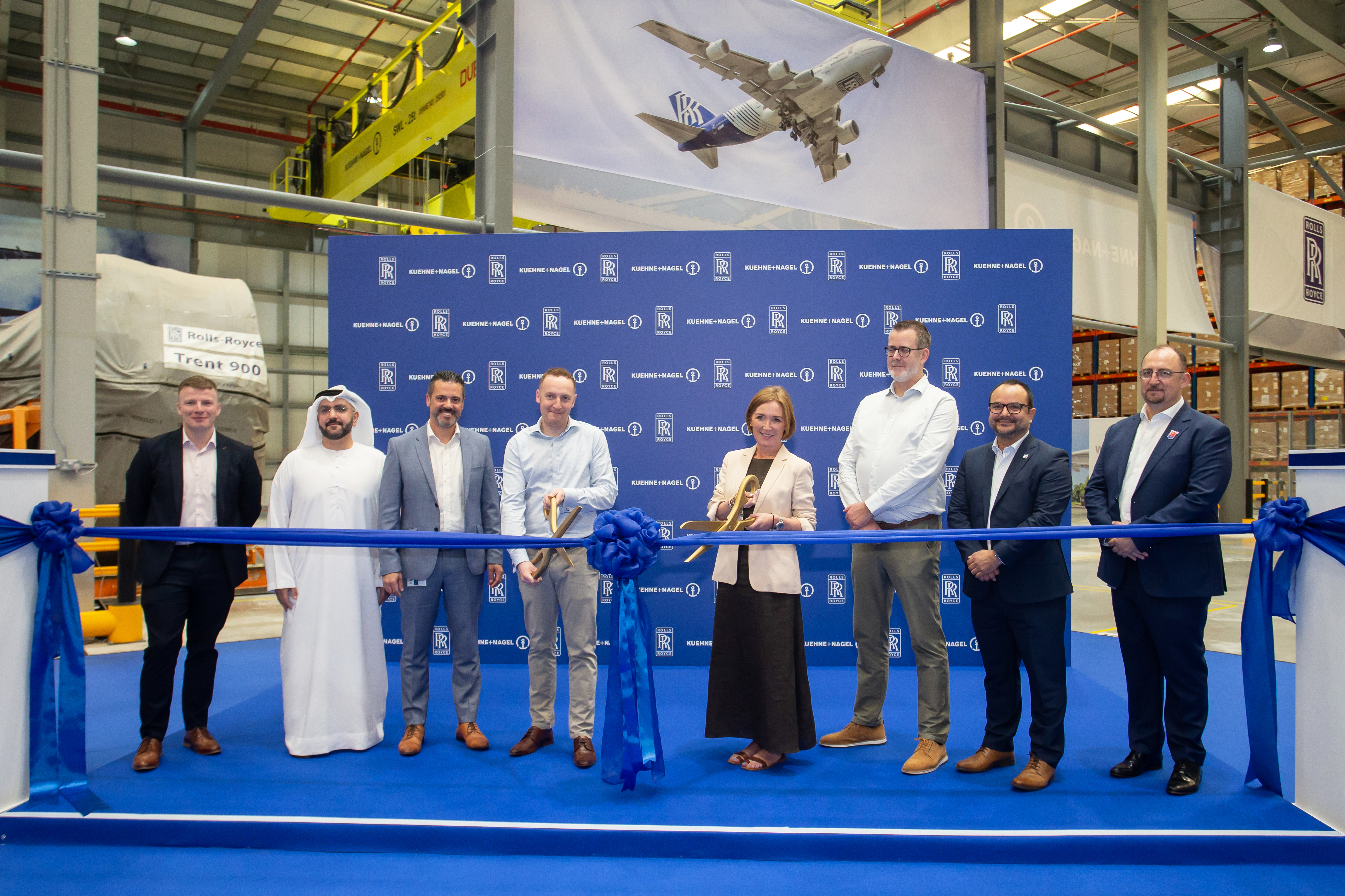 Kuehne-Nagel_Rolls-Royce_Ribbon cutting ceremony_UAE