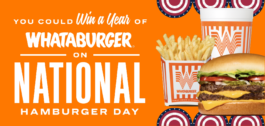 Celebrate National Hamburger Day with a Chance to Win FREE Whataburger