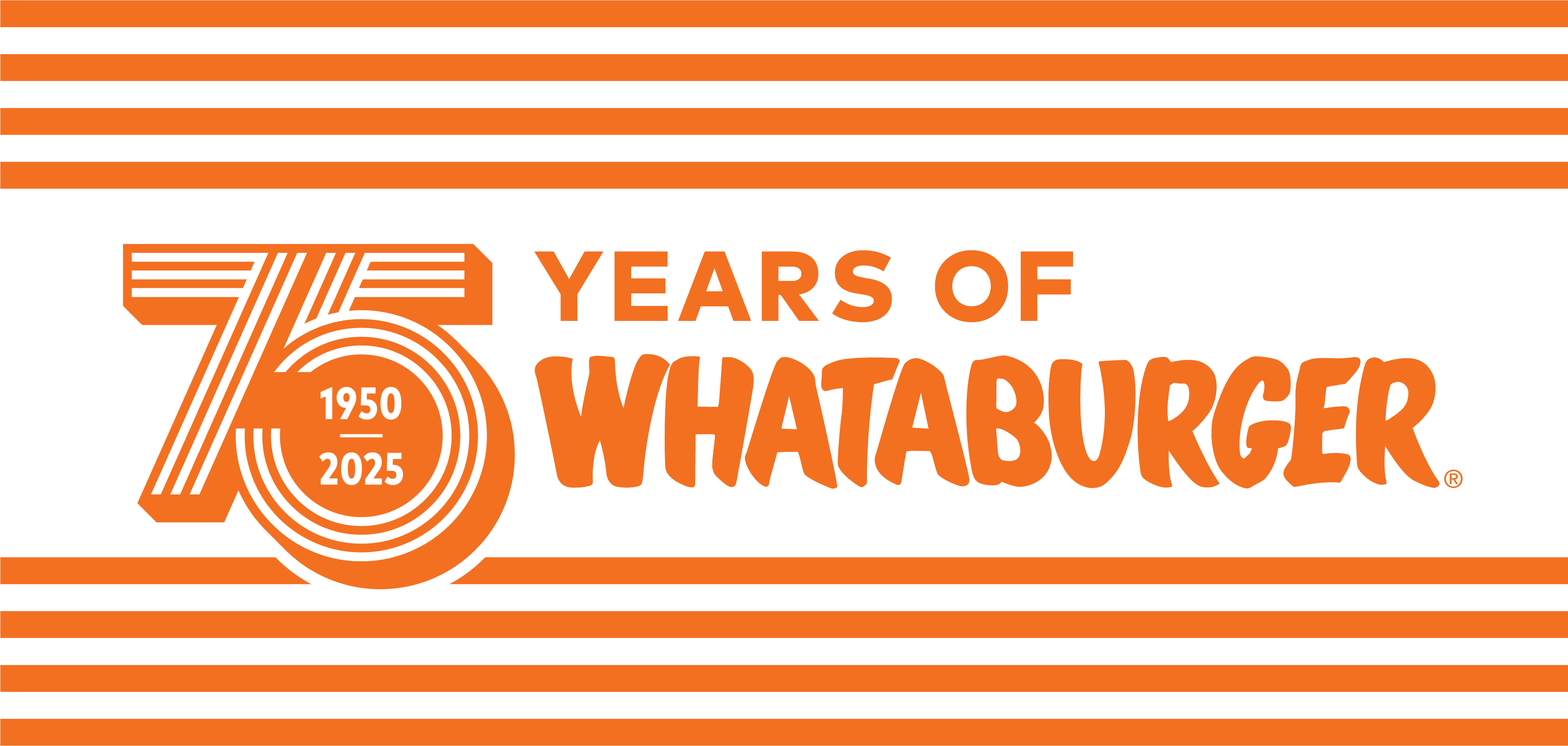 Whataburger 75th Anniversary Banner