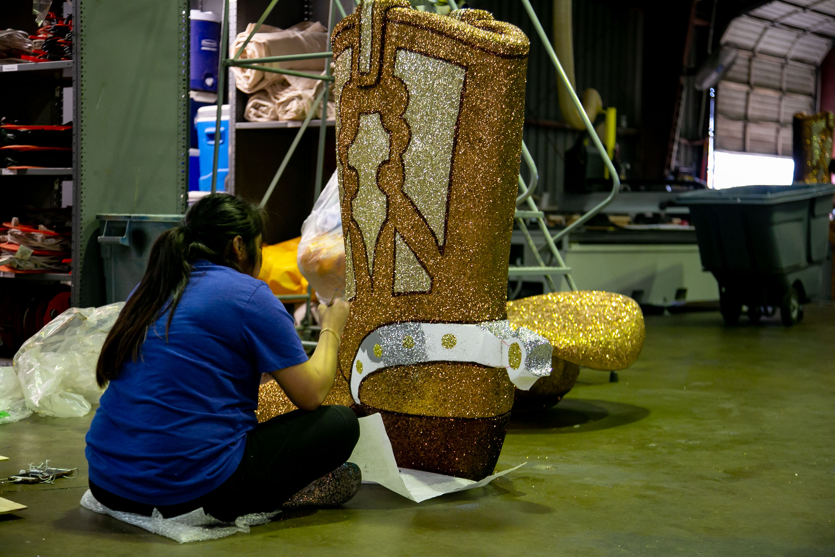 Whataburger Float Project The making of Whataburger’s float for San Antonio’s Battle of Flowers ...