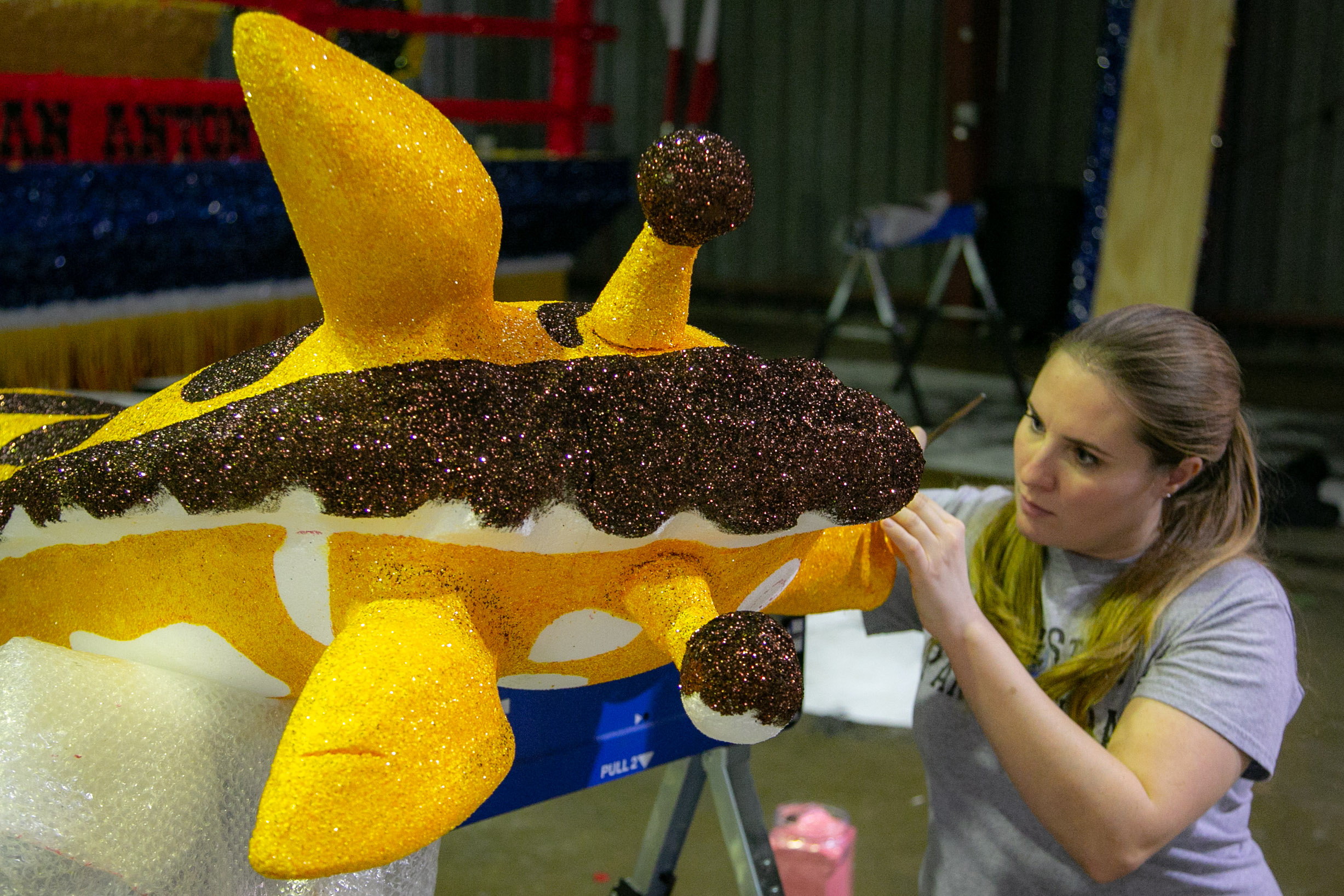 Whataburger Float Project The making of Whataburger’s float for San Antonio’s Battle of Flowers ...